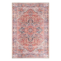 Momeni Area Rug, 7'6" X 9'6", Red