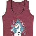 thumbnail image 3 of Frozen - Winter - Olaf Dancing In Snow - Women's Racerback Tank Top, 3 of 5