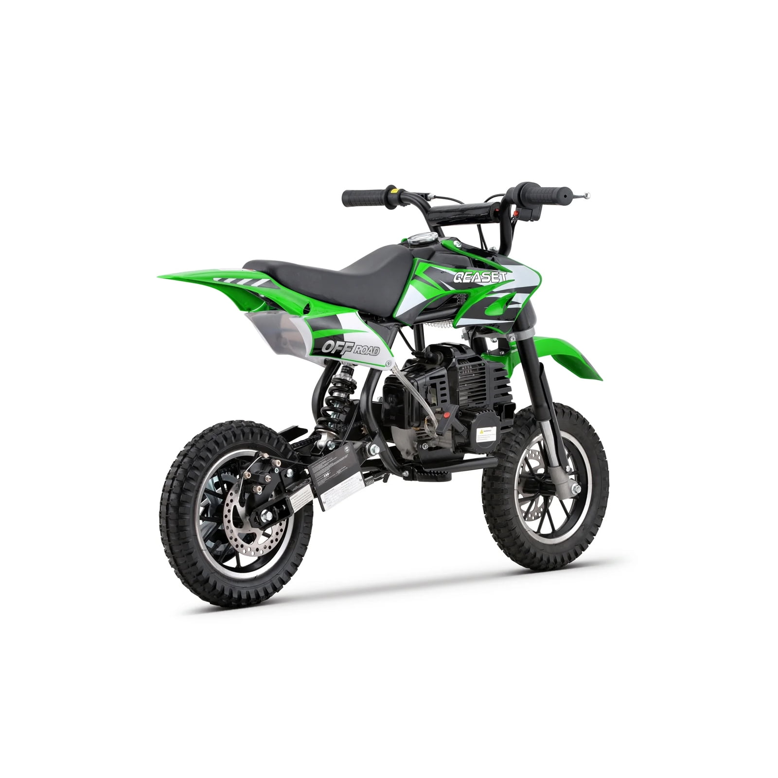 QEASET 39CC Dirt Bike, Gas Powered Mini Bike, Green