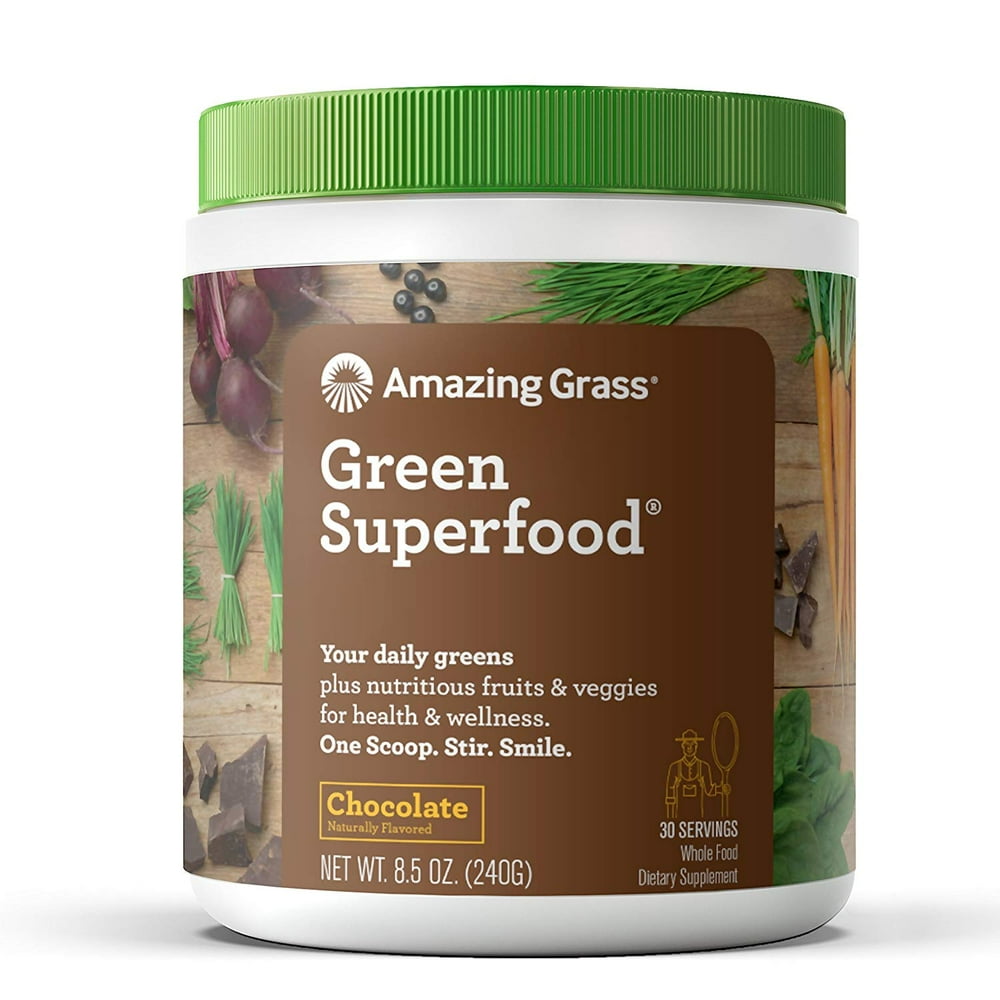 Amazing grass green superfood powder, chocolate, 30 servings Walmart