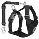 thumbnail image 1 of M Arnés para coche para perros, cinturones de seguridad para perros para coches y arnés, ajuste ceñido ajustable y transpirable, 1 of 4