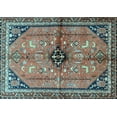 thumbnail image 1 of Ahgly Company Indoor Rectangle Persian Light Blue Traditional Area Rugs, 2' x 4', 1 of 4