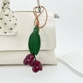 thumbnail image 4 of EGNMCR Advanced Sense Tanned Leather Cowhide Car Rearview Mirror Decoration Bag Pendant Keychain Decoration Artificial leather keychain, 4 of 6