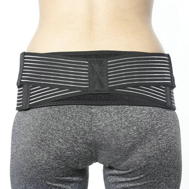 Vogacara Cinturón de cadera para mujer, reemplazo portátil, ajustable, reutilizable, doble correa, elástico, Flexible, tamaño libre, accesorios de Protección de la piel Vogacara CE014675-01