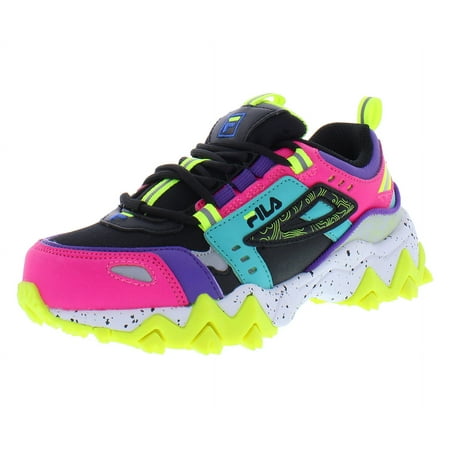 Fila Oakmont Tr Girls Shoes Size 1, Color: Black/Multicolor