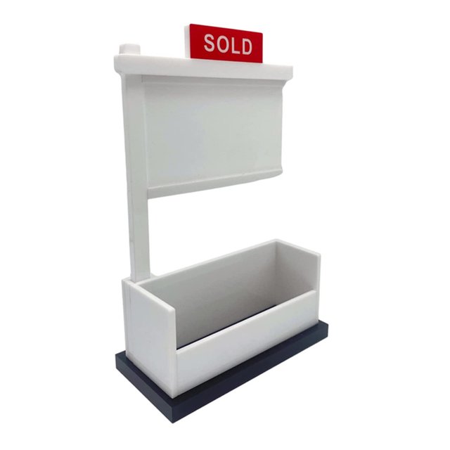 Naiovety Soporte para tarjetas de visita de mesa, caja de almacenamiento de tarjetas de nombre acrílicas, gran capacidad, oficina de bienes Almacenamiento y organización del hogar
