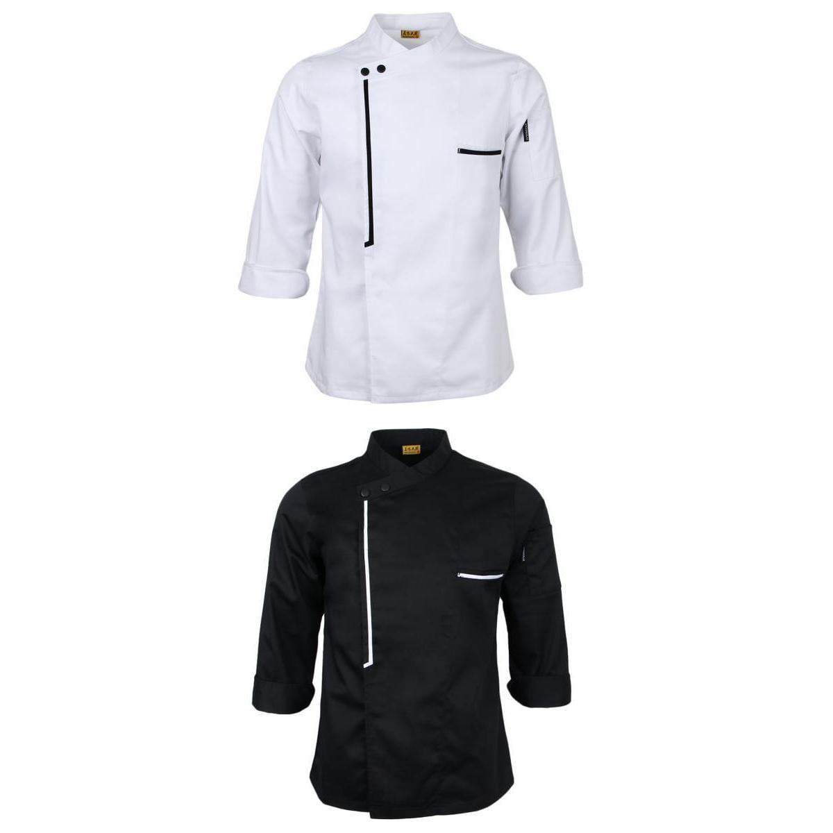 Comfort Chef Workwear Jacket Long Sleeve Hotel Uniform Outfit Mens Women New 