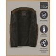 thumbnail image 2 of Bass Creek Outfitters Mens Puffer Vest - Lightweight Outdoor Zip Up Sleeveless Packable Vest, 2 of 7