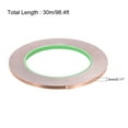 thumbnail image 2 of Cinta de Cobre Conductora de Doble Cara Uxcell 1pcs 0.11" x 98.4ft, 2 of 5