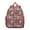 Red-21, variant on Nordic Boho Bohemian Ethnic Tribal Artistic Natural Floral School Backpack