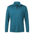 thumbnail image 4 of AllPro 41870 Pro-Lock Performance Quarter-Zip Pullover-Pacific Blue-XS, 4 of 6