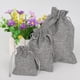 thumbnail image 5 of Bolsas de yute con cordón YANGBOYY 13x18 cm 25 pcs Gris, 5 of 7