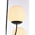 thumbnail image 5 of Lennon 31.5 inch pendant in black with white shade, 5 of 5