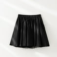 thumbnail image 3 of Shadowsong Linen Lace Mini Skirt, Black, Size M, 3 of 12