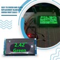 thumbnail image 4 of Methold Módulo OLED Módulos de visualización de pantalla de puerto I2C/IIC Dispositivo de visualización portátil Práctica Mini pantalla LED Electrónica Verde 4 pines, 4 of 6