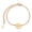 Gold, variant on Stainless Steel Bracelet Lobster Zodiac Sign Taurus Gold Adjustable 1.5mm P270