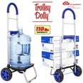 thumbnail image 6 of Trolley Dolly Blue Foldable Shopping cart for Groceries with Wheels and Removable Bag and Rolling Personal Handtruck Standard, 6 of 6