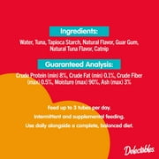 Hartz Delectables Squeeze Up Tuna with Catnip Flavored Lickable Cat Treat, 4ct