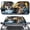 Yorkshire Terrier, variant on Yuyamidu Lesser Panda Car Sunshade Foldable Car Shade Universal Front Windshield Sun Shade for SUV Truck Sedan Cool Automobile Interior Accessories