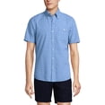 thumbnail image 3 of Lands' End Men's Short Sleeve Seersucker Shirt, 3 of 3