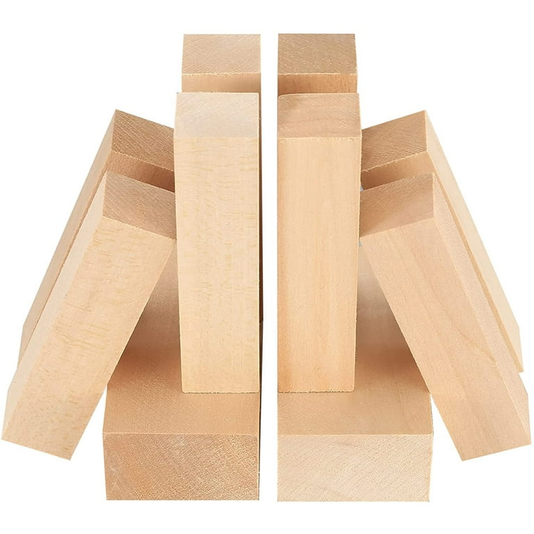  Basswood - Large Carving Blocks Kit - Best Wood Carving Kit for  Kids - Preferred Soft Wood Block Sizes Included - Made in The USA
