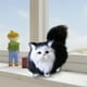 thumbnail image 1 of Decoración para mascotas, estante para mascotas, modelo adorable, estante de metal, diseño plegable, portátil, para dormitorio, alta resistencia, decoración moderna, estante para gatos y, 1 of 9