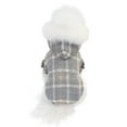 thumbnail image 2 of kladzum Pet Clothing Dog Clothes Fall and Winter Clothing New Tartan Trench Coat Dog Clothes Warm Dogs Costume Jacket, 2 of 4