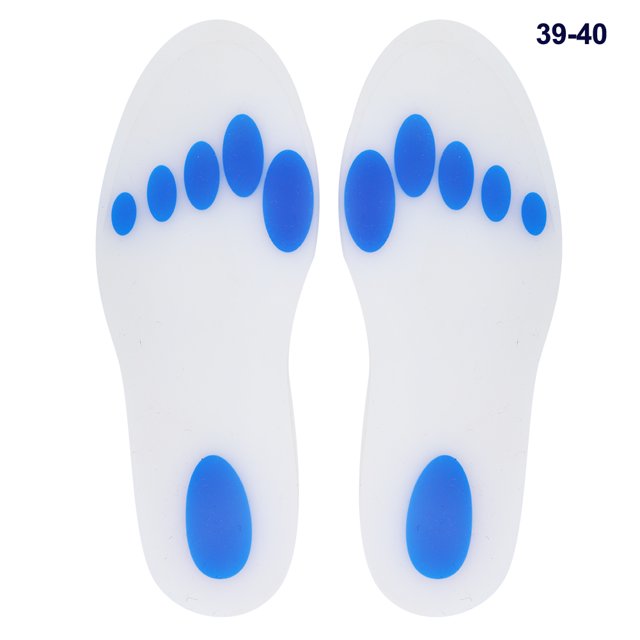 Profesional Arch Orthotic Support Insole Flatfoot Corrector Zapato Cojín Cuidado de los pies InsoleBlue Blanco 39-40