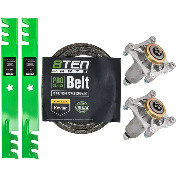 8TEN Blade Spindle Belt Kit for AYP Husqvarna 42 inch YTH2042 MK1005177