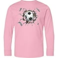 thumbnail image 3 of Inktastic Soccer Breakthrough Long Sleeve Youth T-Shirt, 3 of 5