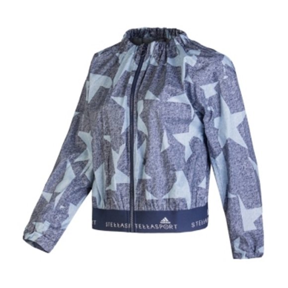 Adidas Women's Stellasport Graphic Jacket (S) Multi Blue