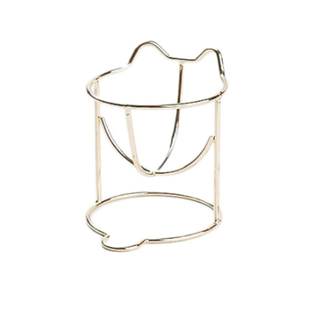Cat Shape Metal Empty Makeup Sponge Bracket Cosmetic Puff Sponge Bracket Display Stand Beauty Holder
