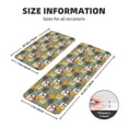 thumbnail image 2 of Fuzoiu Hawaiian Style Print Kitchen Floor Mat 2 Sets,Kitchen Rugs and Mats,,Non Skid Waterproof Kitchen Floor Mat for Kitchen,Home Office,Sink,Laundry, 2 of 6