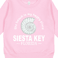 thumbnail image 3 of Inktastic Siesta Key Florida Beach Vacation Toddler Sweatshirt, 3 of 4