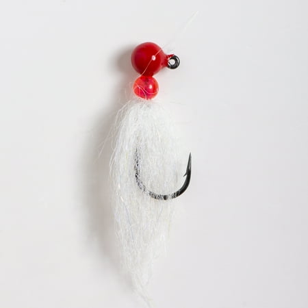UPC: 0023534461703 | Mustad 1/8oz Red & White Steelhead Sinkit Fishing Jig