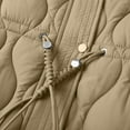thumbnail image 6 of Winter Coats for Women Puffer Plus Size Waterproof Long Jackets Hooded Warm Winter Coat (Khaki L), 6 of 8