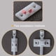 thumbnail image 5 of Anti-Tip Furniture Wall Anchor Straps(6 Pack), Wall Anchors Straps Kit for Bookshelf, 5 of 5