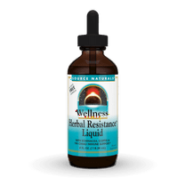 Source Naturals Wellness Herbal Resistance Liquid Formula with Echinacea, Coptis & Yin Chiao Immune Support - 4 Fluid oz