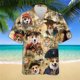 thumbnail image 4 of Camisa hawaiana con estampado 3D de cara de perro divertida para hombres, camisas florales de manga corta frescas de verano para mujeres, linda camisa hawaiana de playa para niños, 4 of 4