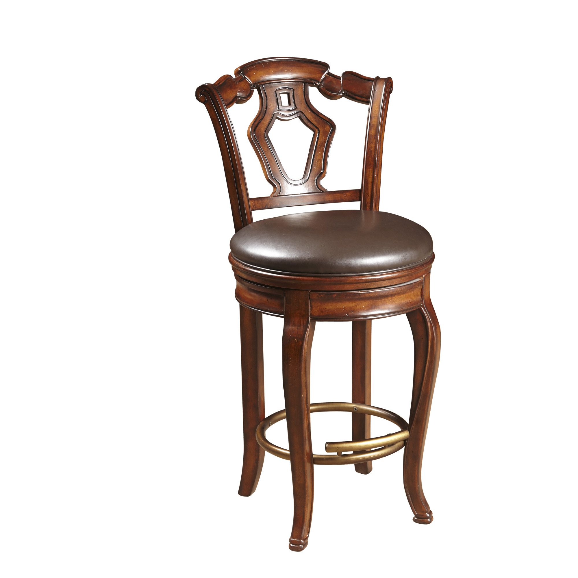 Pulaski Vialetto Bar Stool In Toscano Brown Walmartcom