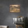 thumbnail image 2 of Farmhouse Deer Canvas Wall Art Country Wildlife Elk Rustic Old Barn Truck Wall Decor Vintage Deer Painting Picture Prints Framed Modern Artwork for Home Living Room Bedroom Bathroom 16"x12", 2 of 6
