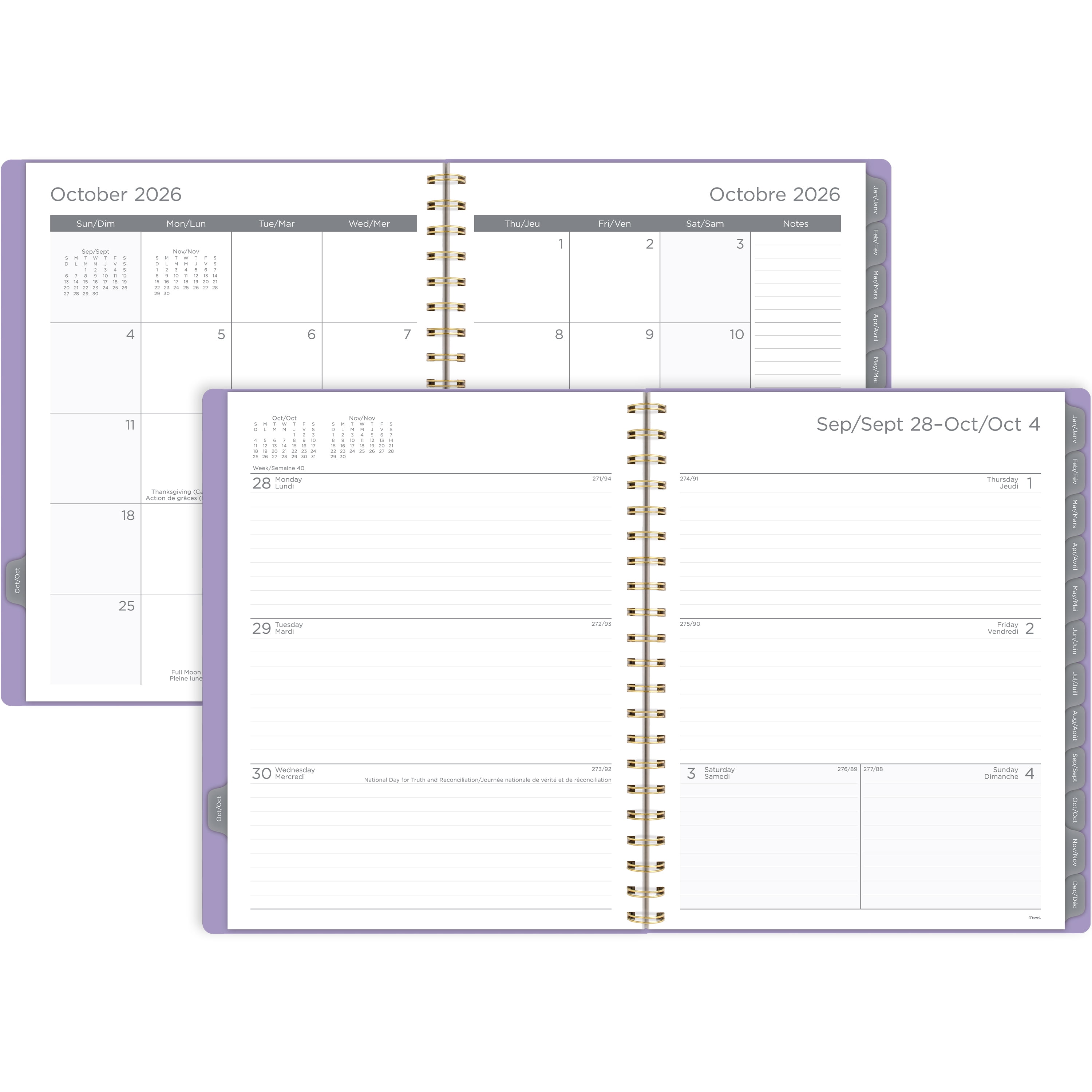 Mead® Hydrangea LG W/M Planner, 2027