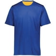 thumbnail image 3 of Augusta Sportswear L Boys Short Sleeve Mesh Reversible Jersey Royal/Gold 1603, 3 of 7