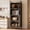 1pc-Black-62"H, variant on JHYKFG 32"Metal Pantry Storage Cabinet,Freestanding Sideboard with 2 Adjustable Shelves for Small Spaces, Living Room, Hallway, Dining Room,White