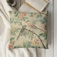 thumbnail image 3 of Flowers and Bird Throw Pillow Cover, Outdoor Decoration for Sofa Couch Farmhouse, 3 of 5