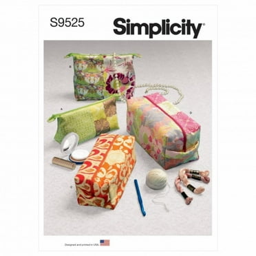 Simplicity Sewing Pattern 9525 Bags OS (One Size Only)
