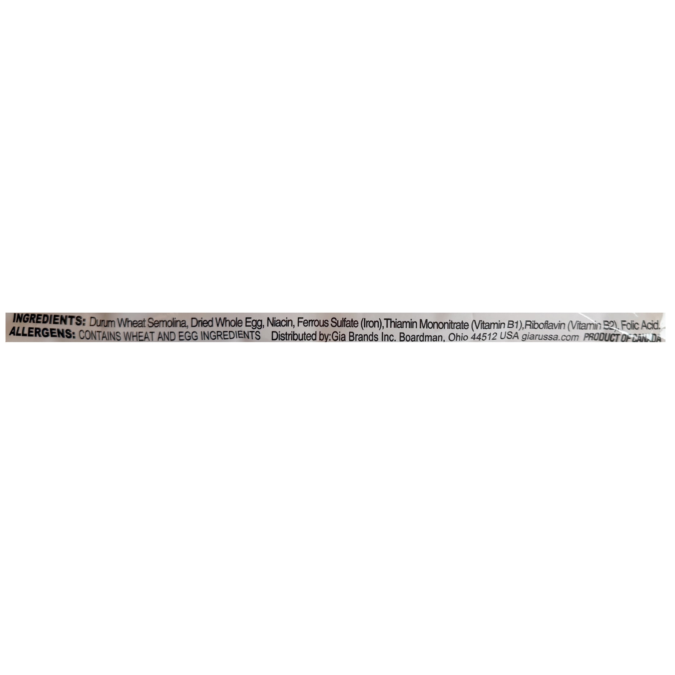 (2 pack) Gia Russa Enriched Extra Wide Egg Noodles, 12 oz