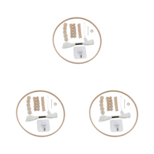 Ounissouiy Exquisitos carillones de viento móviles de madera, regalos para todas las ocasiones, colgador móvil de madera, círculo de carillones Type1 NO1