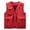 Red, variant on Mens Beach Tops Male Casual Solid Vest Coat Stand Collar Pocket Sleeveless Zipper Fly Pocket Coat Vest