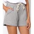 thumbnail image 2 of Durtebeua Running Shorts Summer Elastic Waist Pocketed Short Pants, 2 of 6